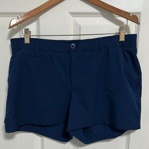 Under Armour Blue Athletic Shorts Lightweight Tailored